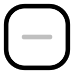 Minus Box SVG Icon